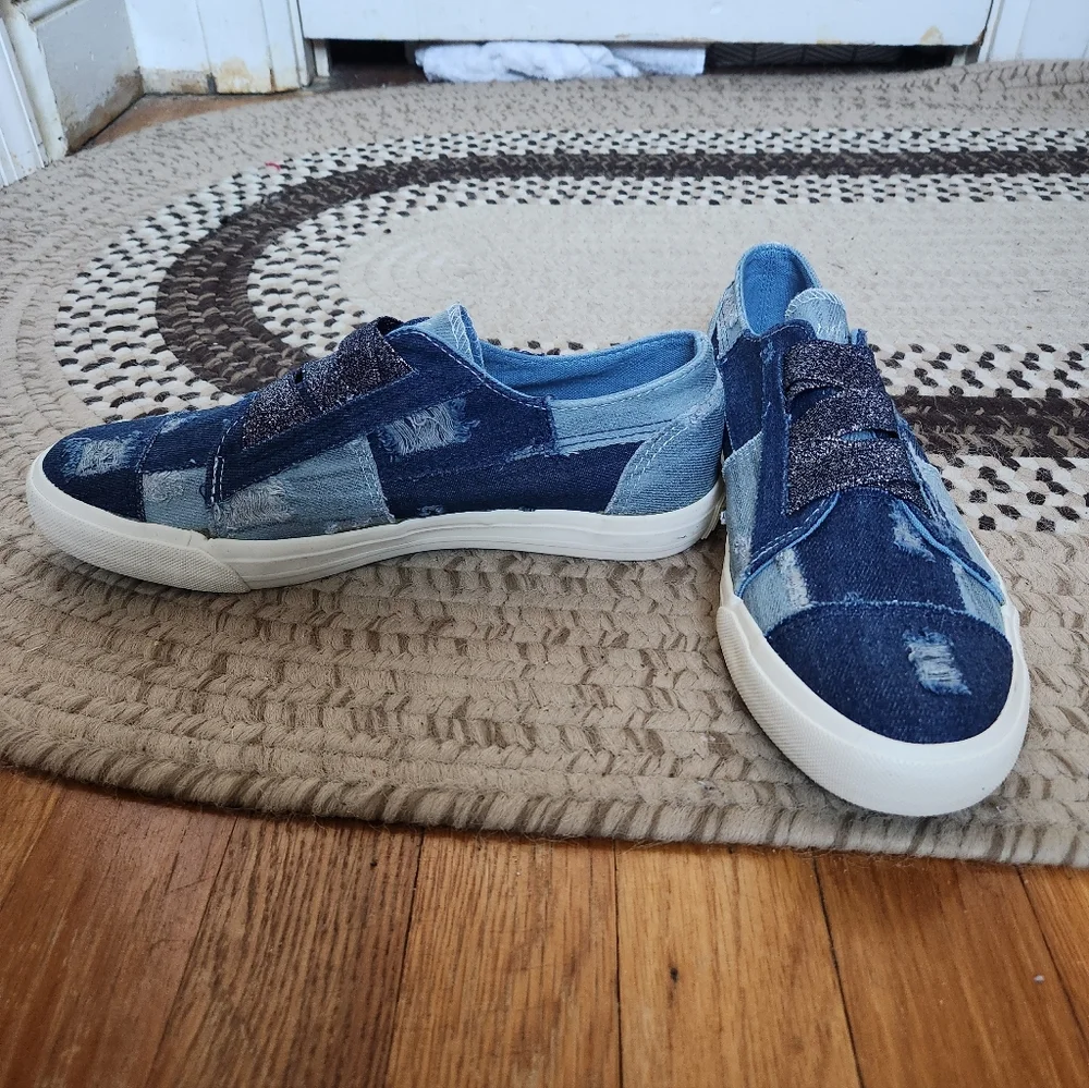 Blowfish Marley Patchwork Denim Sneakers
